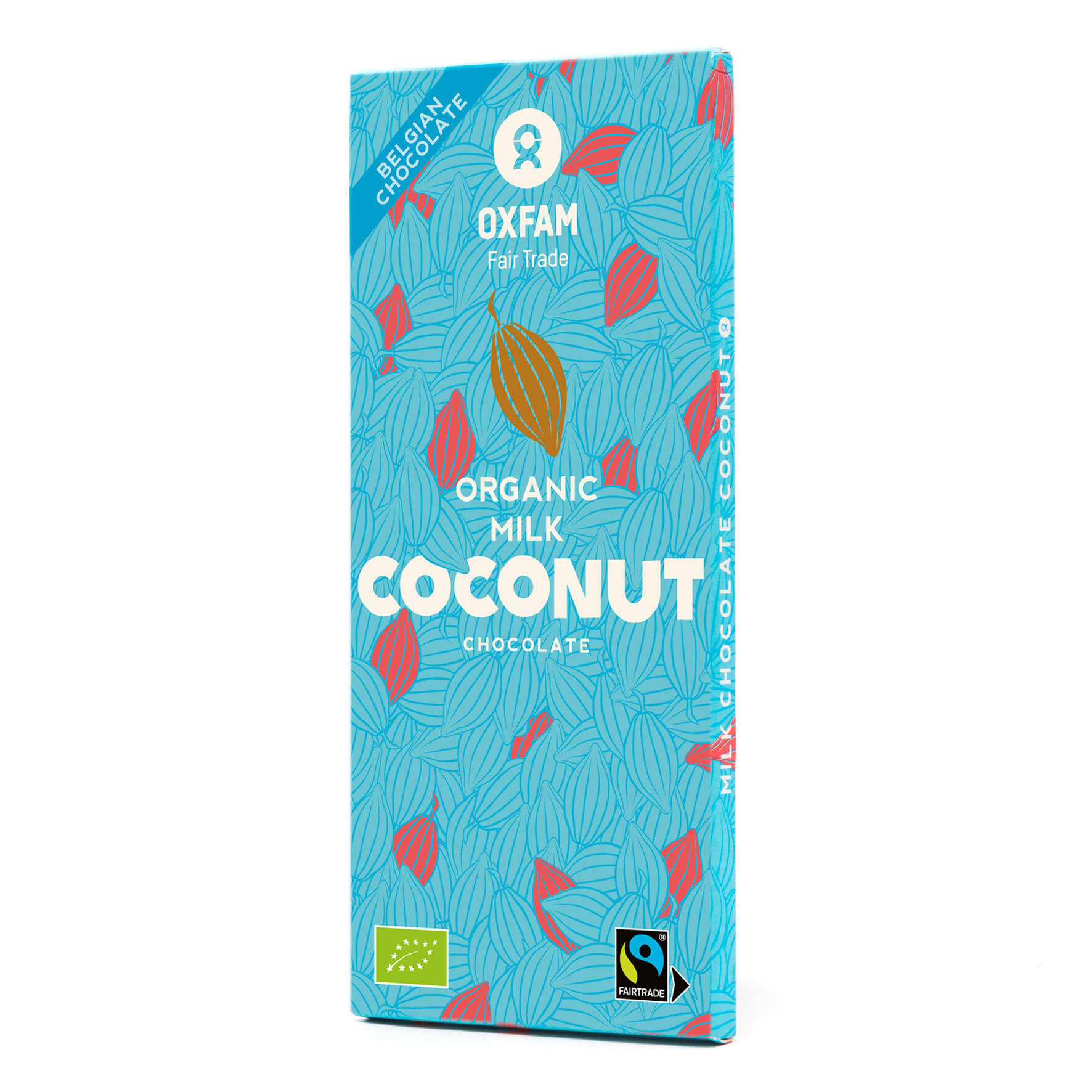 Oxfam Chocolat au lait noix de coco bio 100g